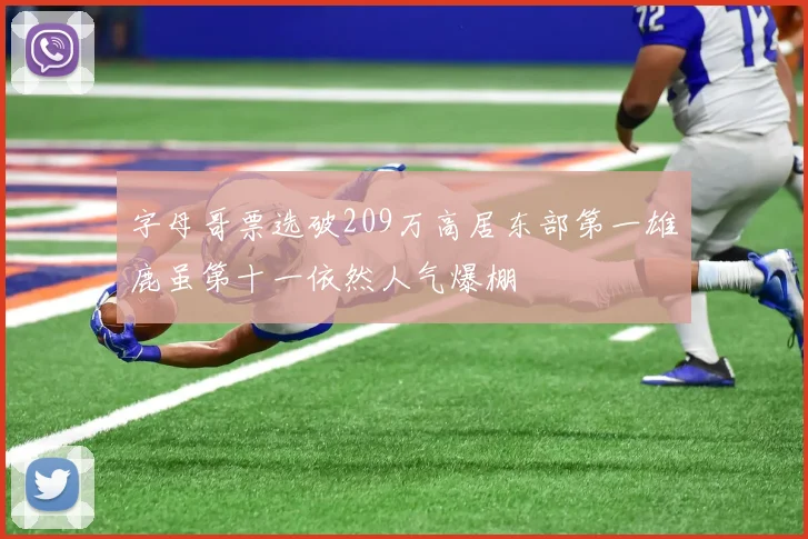 字母哥票选破209万高居东部第一雄鹿虽第十一依然人气爆棚