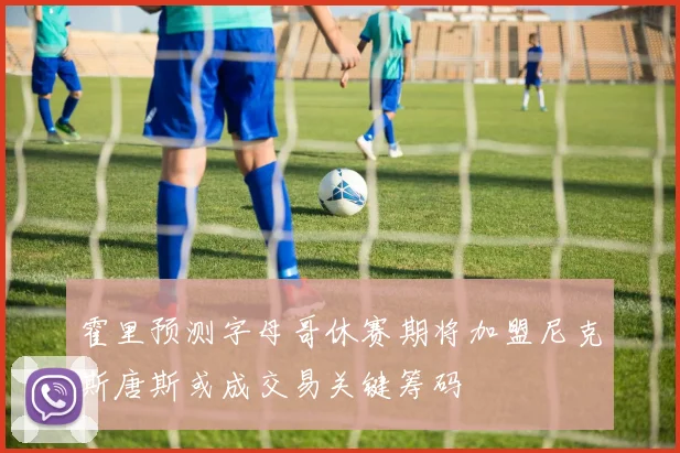 霍里预测字母哥休赛期将加盟尼克斯唐斯或成交易关键筹码